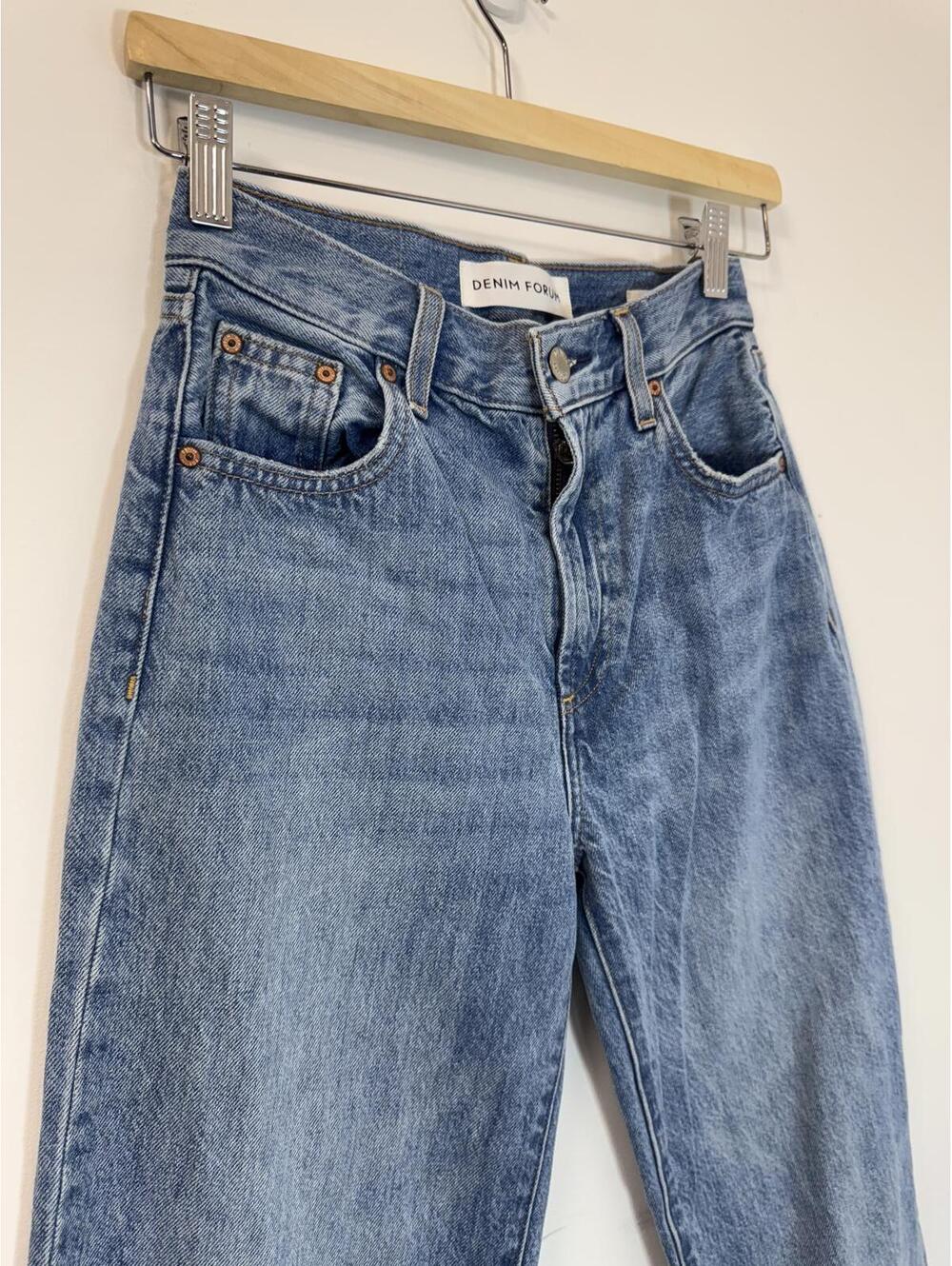 Denim Forum Farrah High Rise Wide Leg Jeans - 23 - Picture 3 of 7